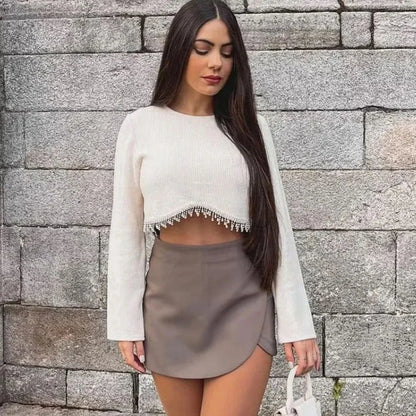 Women's High Waist Skort